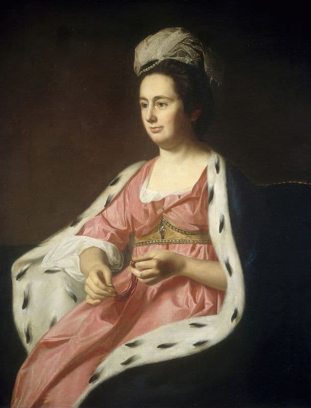 Abigail Smith Babcock (Mrs. Adam Babcock) (c. 1774) as a canvas print