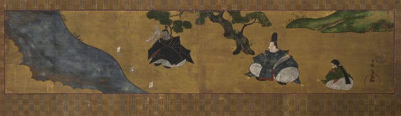 Ablution Scene (Misogi) (late 1700s) as a canvas print