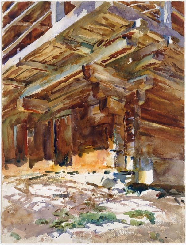 Abriès (circa 1912) as a canvas print