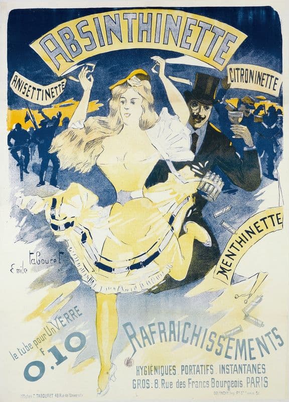 Absinthinette as a canvas print