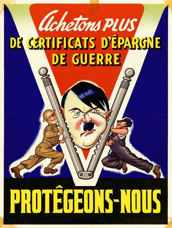 Achetons Plus de Certificats d’Épargne de Guerre as a canvas print
