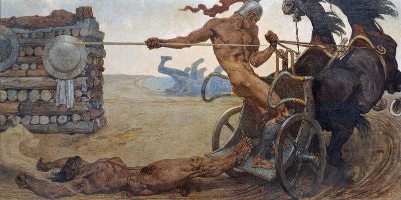 Achilles (around 1930) as a canvas print