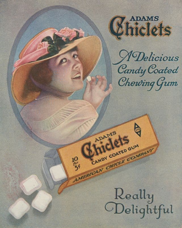 Adams Chiclets as a canvas print