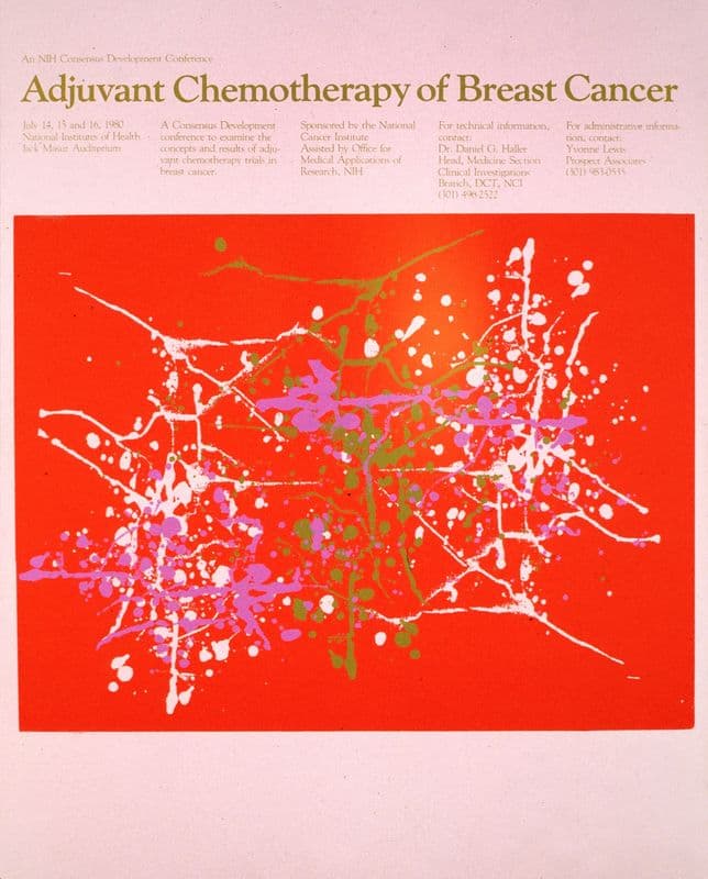 Adjuvant chemotherapy of breast cancer as a canvas print