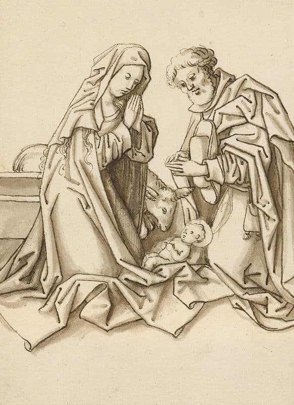 Adoration of the Child as a canvas print