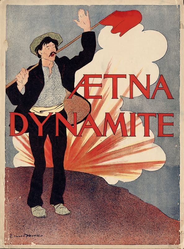 Aetna dynamite as a canvas print