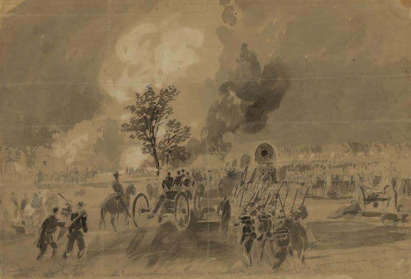 After Gaines Mill Sunday June 29th 1862 as a canvas print