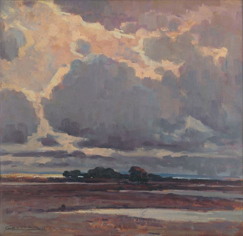 After the storm as a canvas print