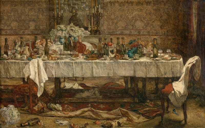 After the Wedding as a canvas print