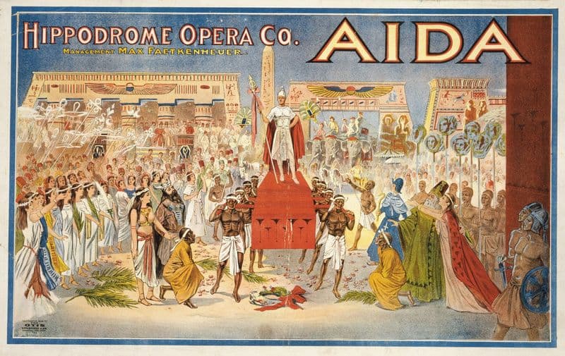 Aida (c1908) as a canvas print