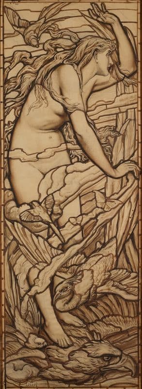 Air, from the series The Four Elements (c.1888-89) as a canvas print