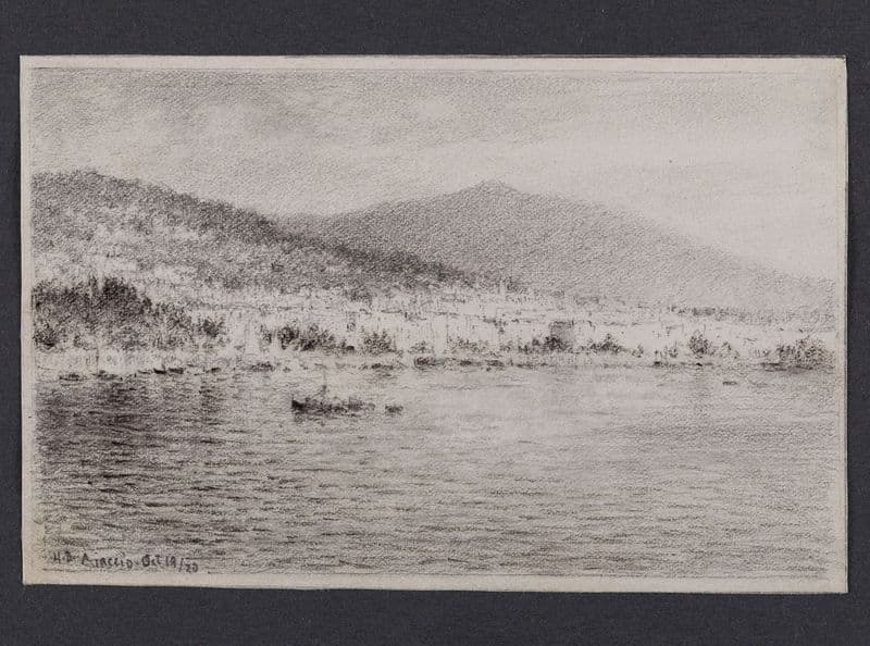 Ajaccio as a canvas print