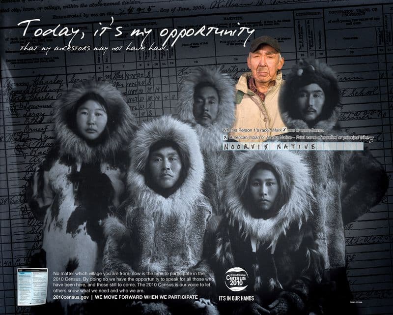 Alaska Native Action Poster as a canvas print