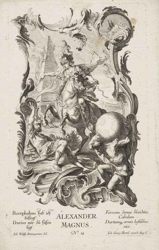 Alexander Magnus (1740-1768) as a canvas print
