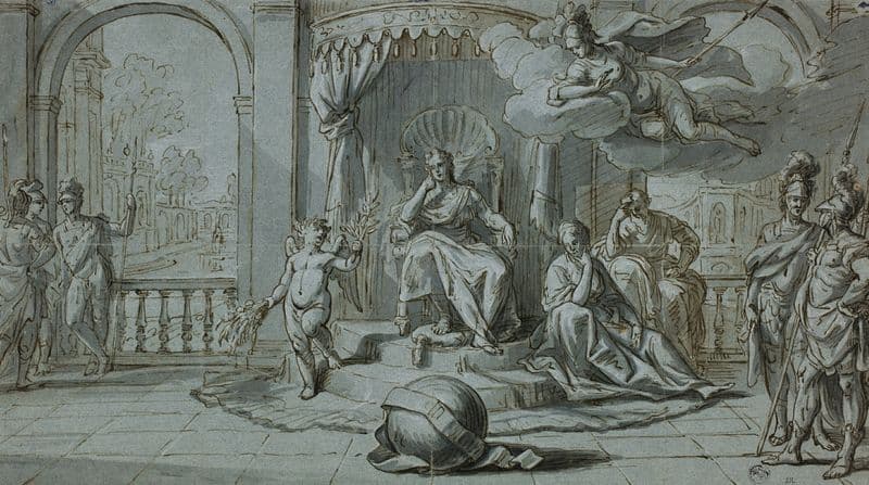 Alexander the Great Plans World Conquest as a canvas print