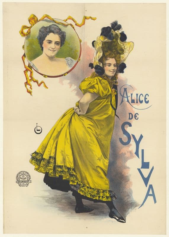 Alice de Sylva as a canvas print