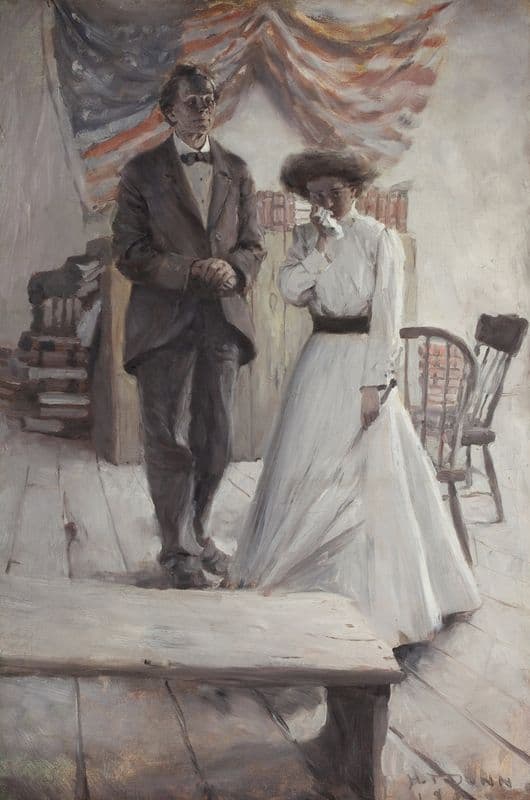 ‘Alicia, I Couldn’t Think Nothin’ That was Agin–You’, The Justice of Gideon as a canvas print