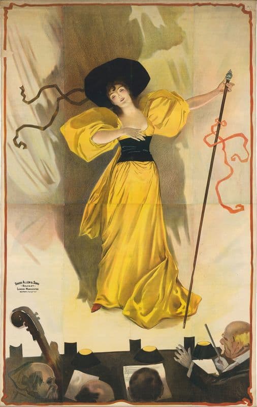 All Abroad. Grace Palotta im Royal Court Theatre as a canvas print