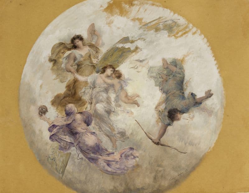 Allégorie as a canvas print