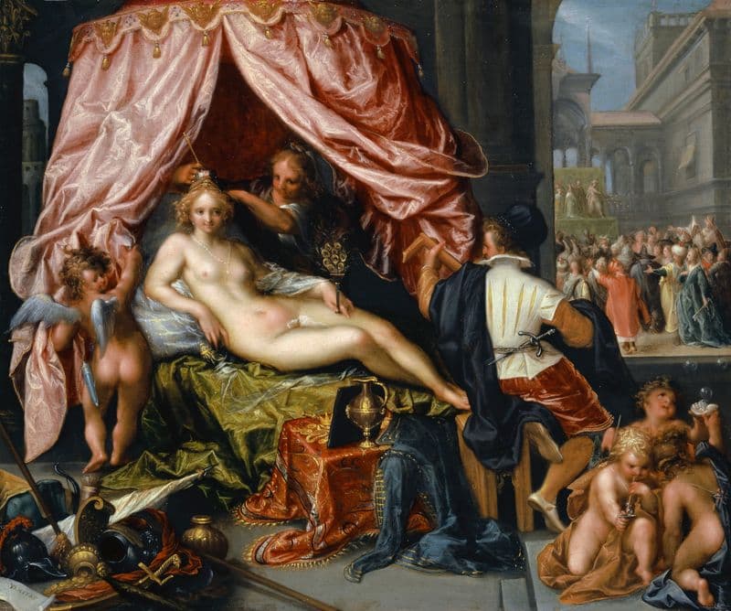 Allegory of Vanity as a canvas print
