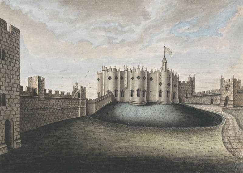Alnwick Keep as a canvas print