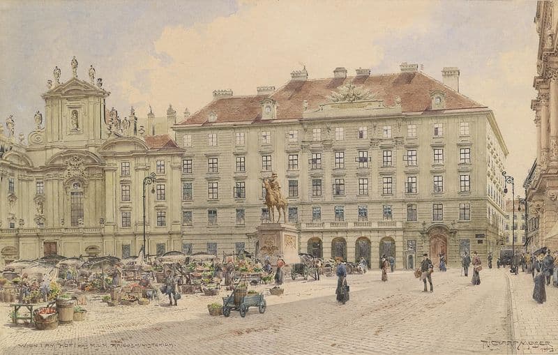 Am Hof Kriegsministerium as a canvas print
