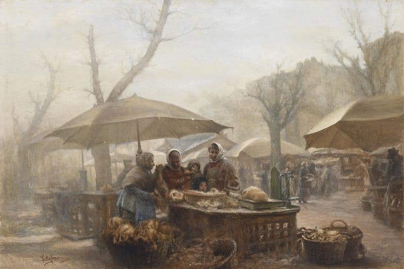 Am Markt as a canvas print