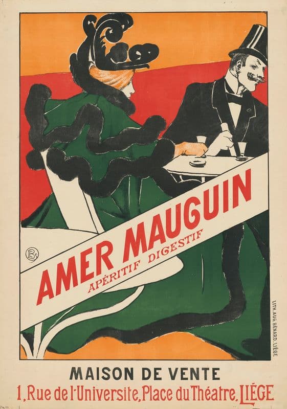 Amer Mauguin. Apéretif Digestif as a canvas print