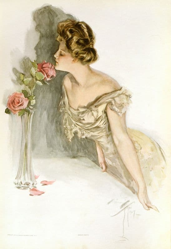 American beauties as a canvas print