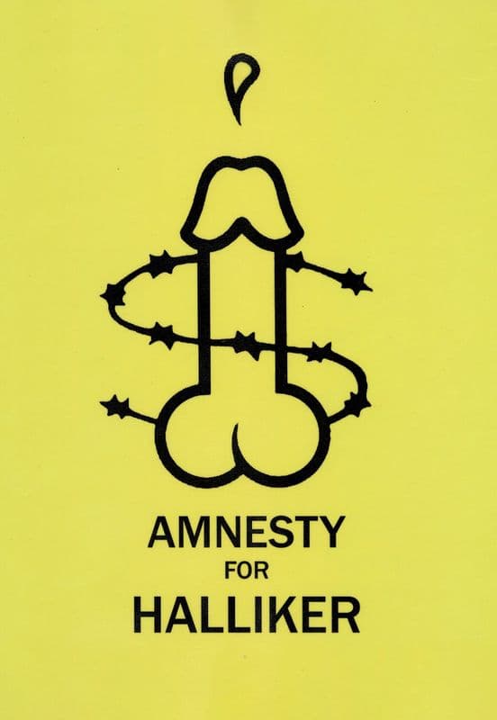 Amnesty for halliker as a canvas print