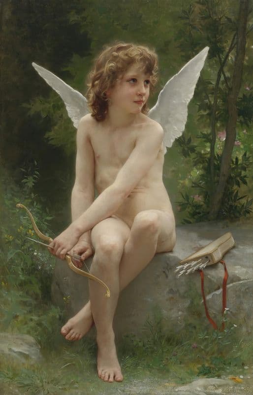 Amour À L’affût as a canvas print