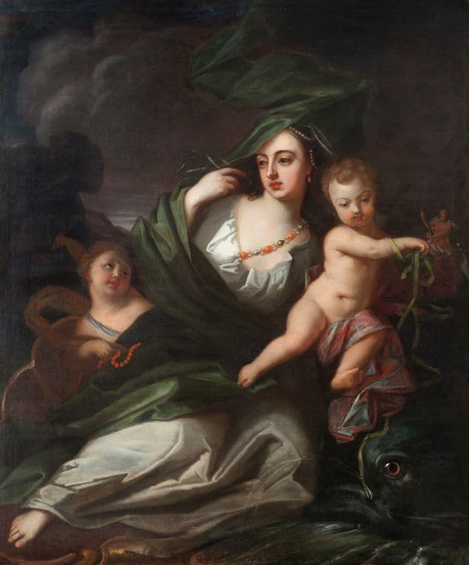 Amphitrite or Allegory of the Element Water as a canvas print