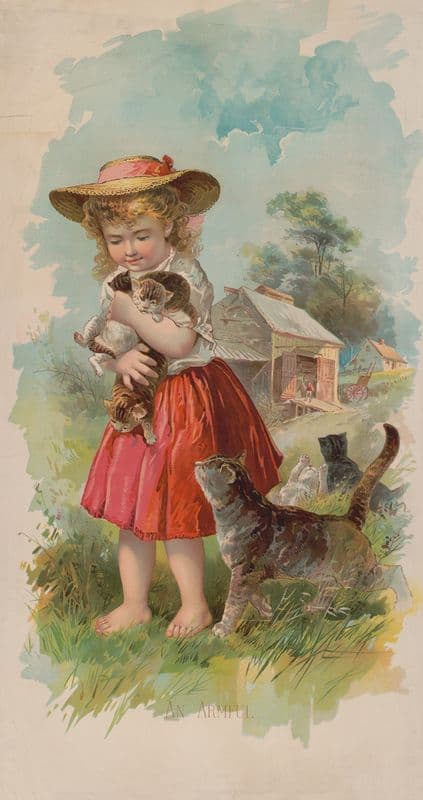 An armful as a canvas print