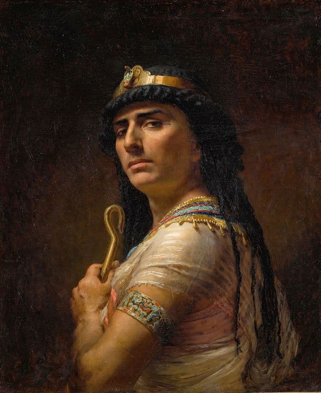 An Egyptian Priest ( 1877) as a canvas print