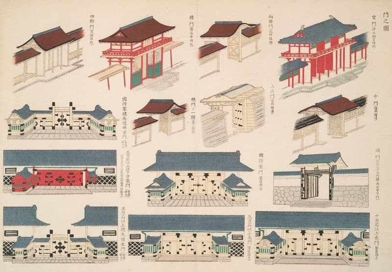 An illustration of gates as a canvas print