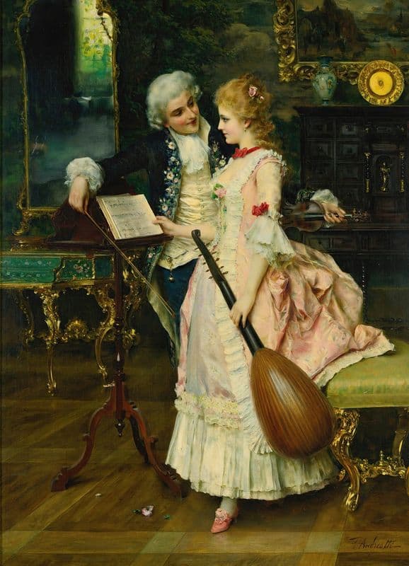 An Interlude as a canvas print