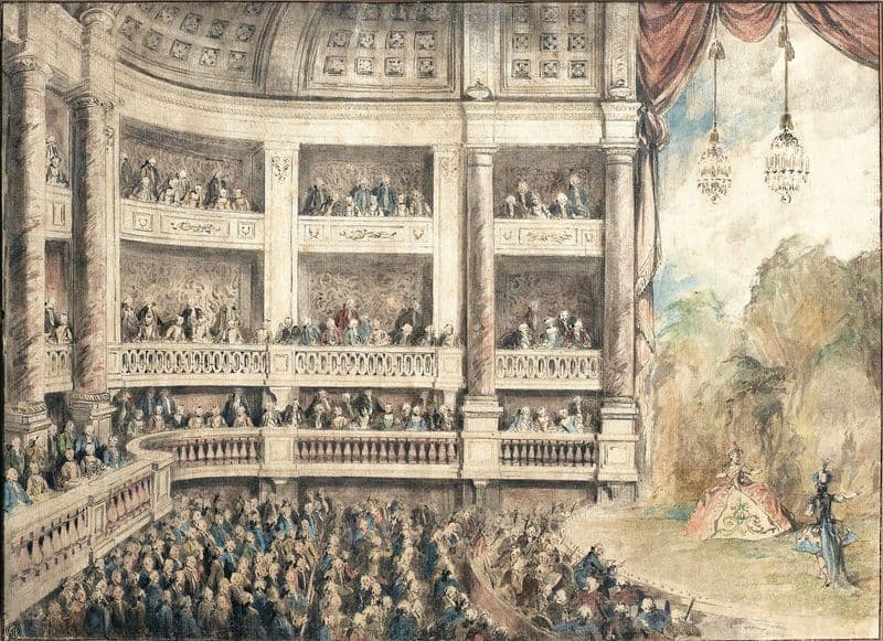An Opera Performance as a canvas print