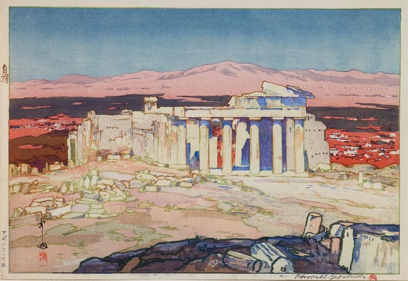 Ancient Ruins of Athens as a canvas print