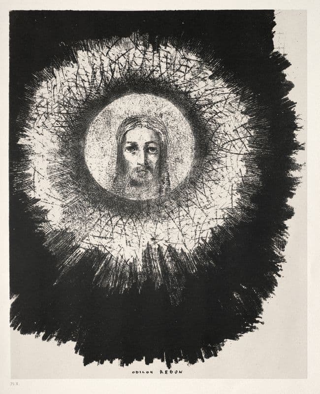And In the Very Disk of the Sun Shines the Face of Jesus Christ as a canvas print