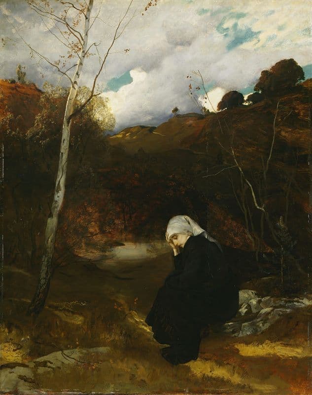 Andante. Autumn Evening at Ask as a canvas print