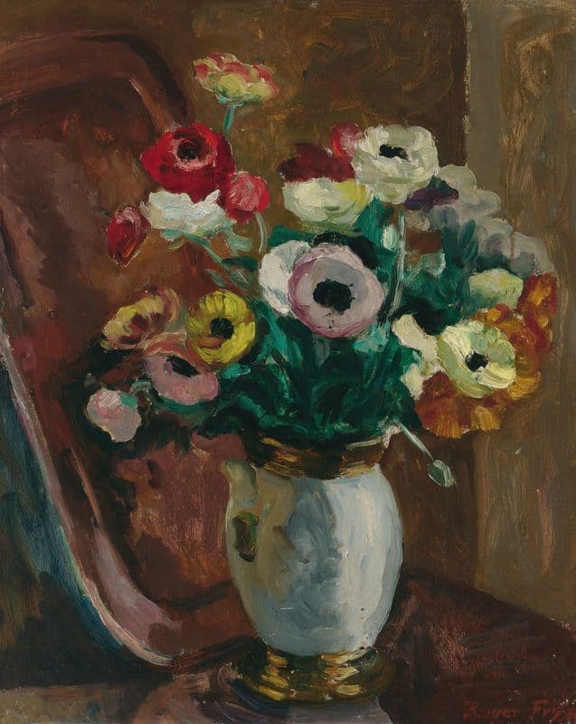 Anemones as a canvas print