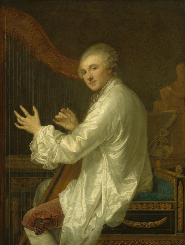 Ange Laurent de La Live de Jully (probably 1759) as a canvas print