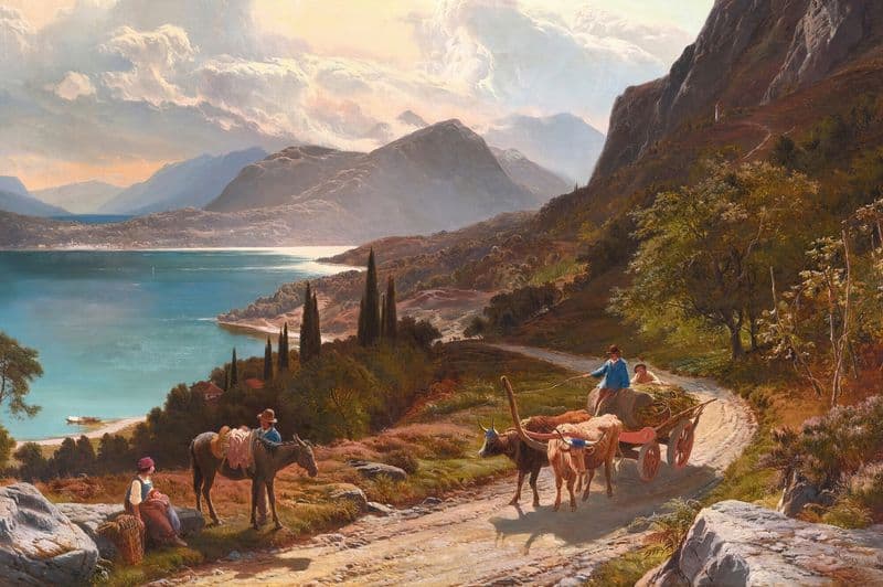 Angera, Maggiore as a canvas print