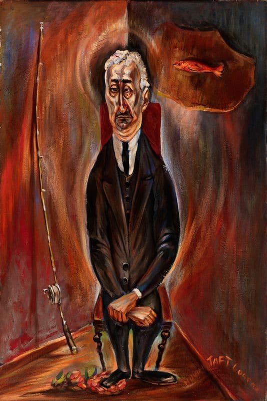 Angler (ca. 1935-1943) as a canvas print