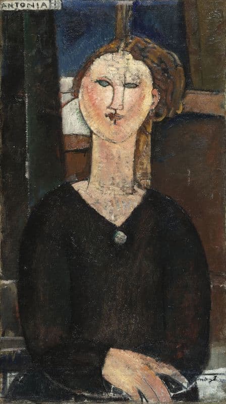 Antonia (Circa 1915) as a canvas print