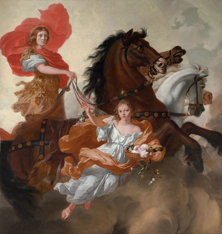 Apollo and Aurora as a canvas print