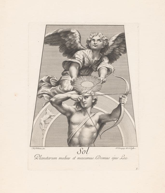 Apollo as Sol as a canvas print