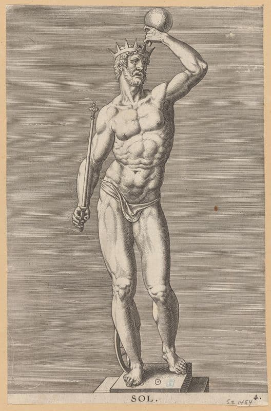 Apollo (Sun) as a canvas print