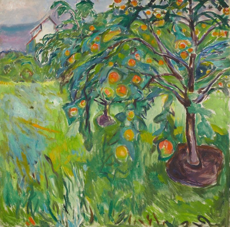 Apple Tree By The Studio (1920-28) as a canvas print