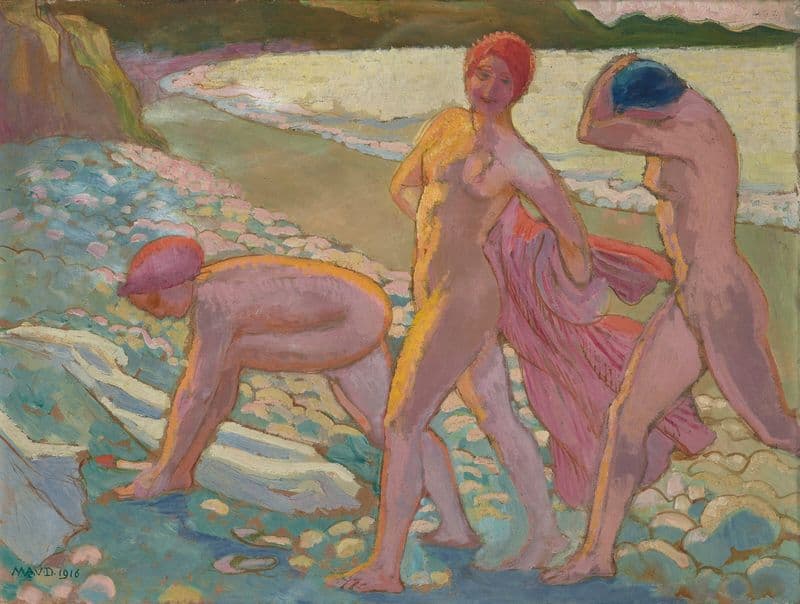 Après le bain as a canvas print